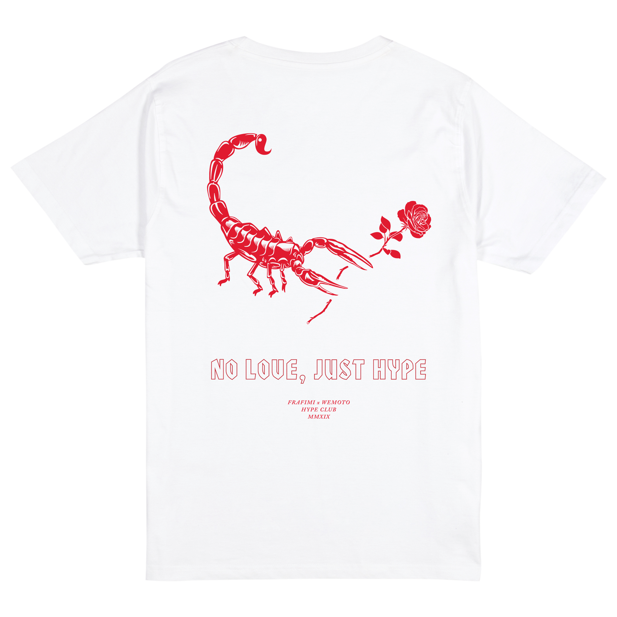 Wemoto x Frafimi »Scorpio« Tee - White (Back)