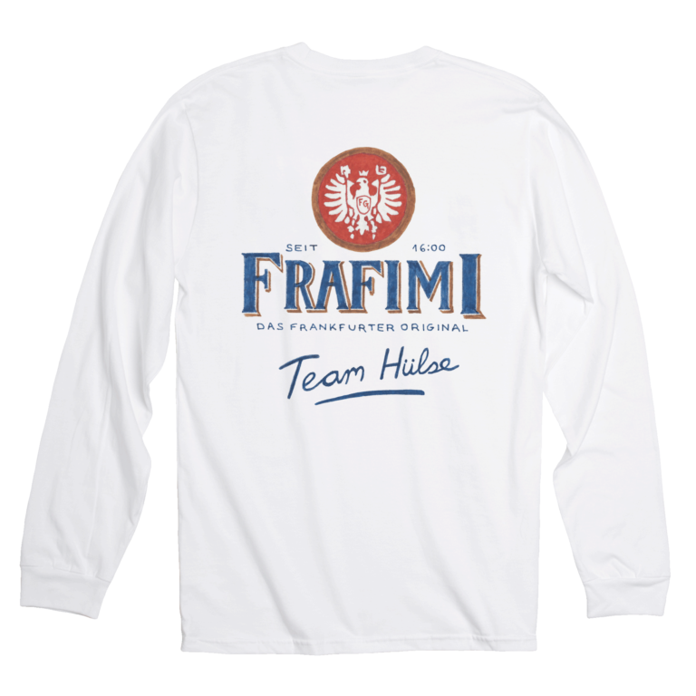 Team Hülse Longsleeve – White (Back)