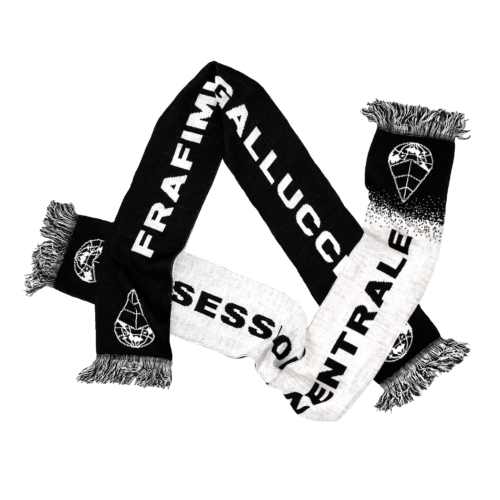 Session Zentrale Football Scarf – Black (Both Sides)