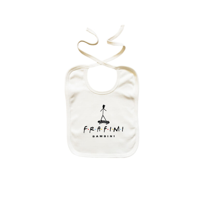 Frafimi Bambini Bib – Creme (Front)