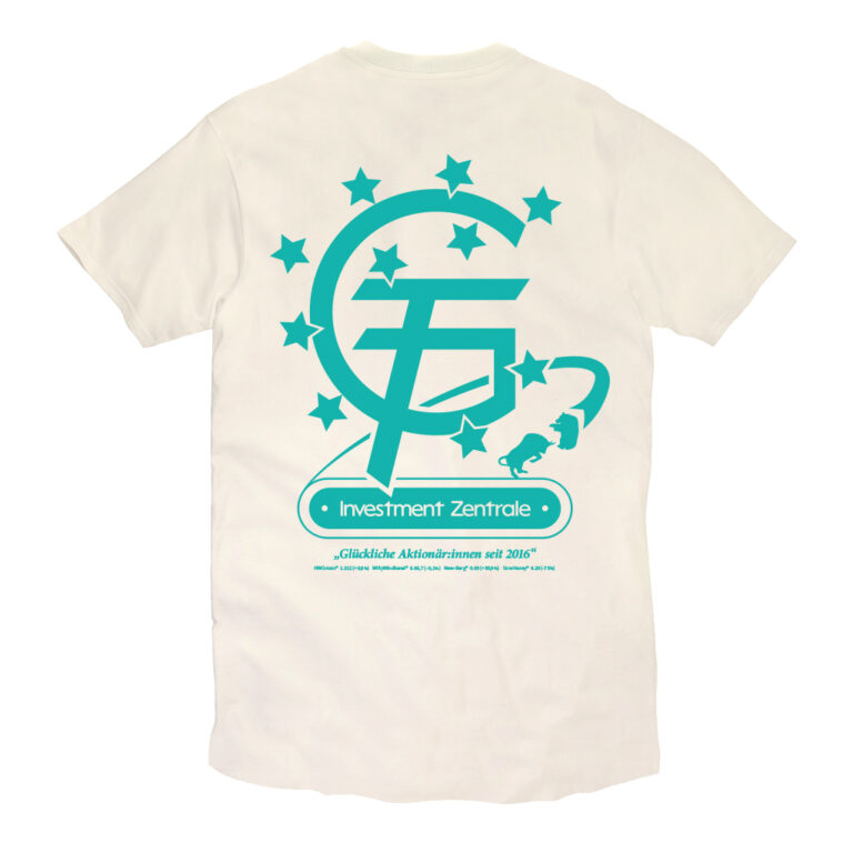 Frafimi Investment Zentrale Tee – Ecru (Back)